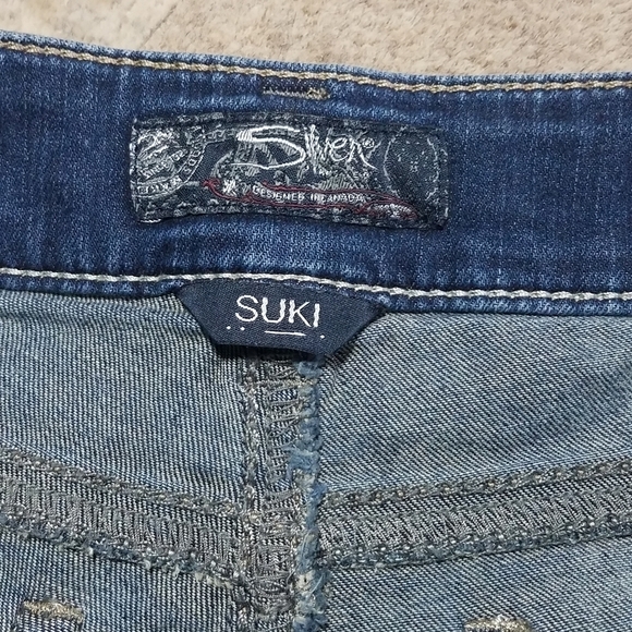 Silver Suki Jean Shorts 29 - Picture 4 of 5